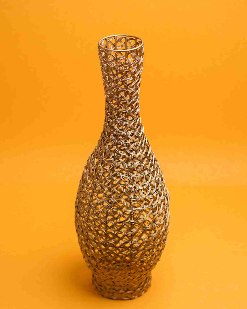 Itarsi Metal Wire Mesh Vase